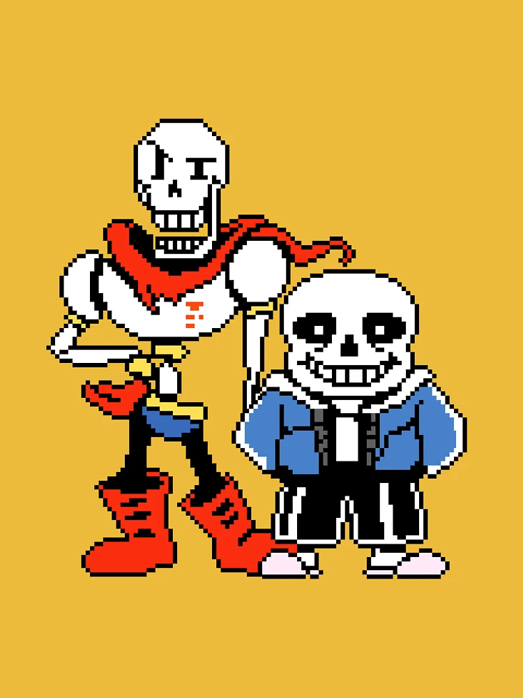 Undertale Sans And Papyrus, Pixel Art Maker