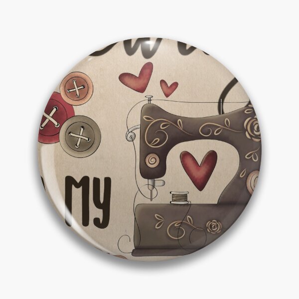 Item preview, vintage sewing is my therapy designed and sold by abiabo.