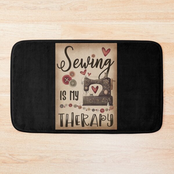 Item preview, vintage sewing is my therapy designed and sold by abiabo.