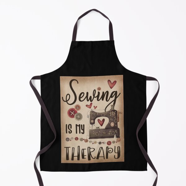Item preview, vintage sewing is my therapy designed and sold by abiabo.
