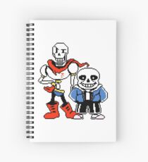 Undertale - Sans und Papyrus Spiralblock