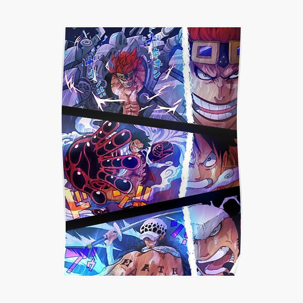 Kid Luffy Law Posters Redbubble