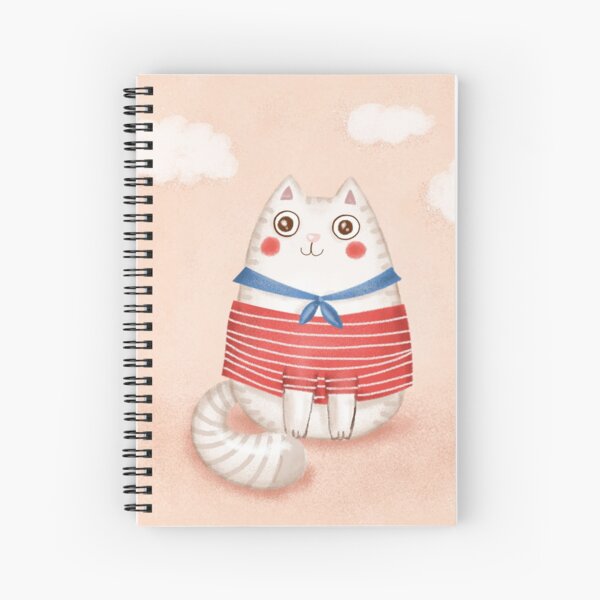 Sailor kitty Spiral Notebook