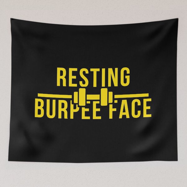 Item preview, Resting Burpee Face designed and sold by jpremiumdesigns.