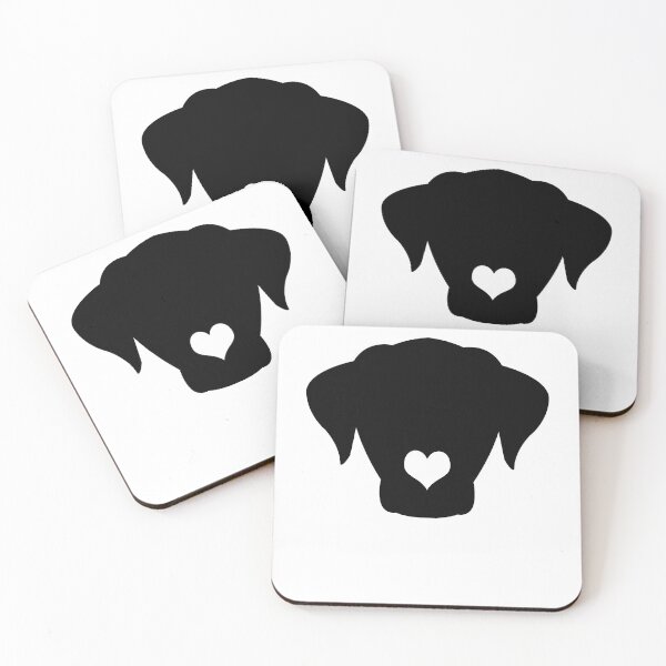 Item preview, funny labrador retriever heart dog black   designed and sold by alaechamlal.