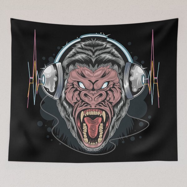 Item preview, DJ Gorilla designed and sold by SiddharthaMoon.