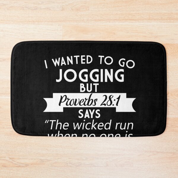 Item preview, I Wanted To Go Jogging, But.. I Christian Bible Runner Shirt designed and sold by MarioShirtWorld.