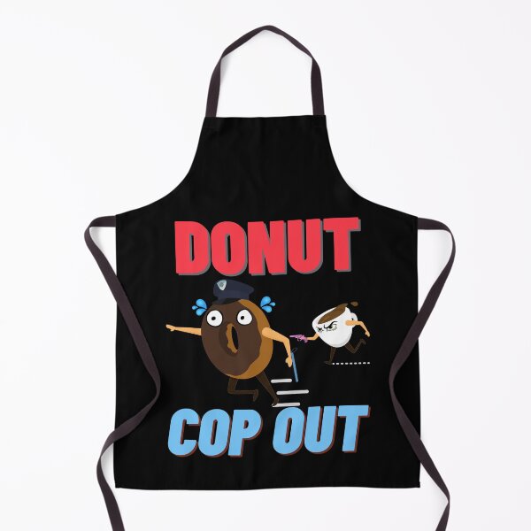 Item preview, Funny Food Humor Meme DONUT COP OUT designed and sold by LevelUpMerch.