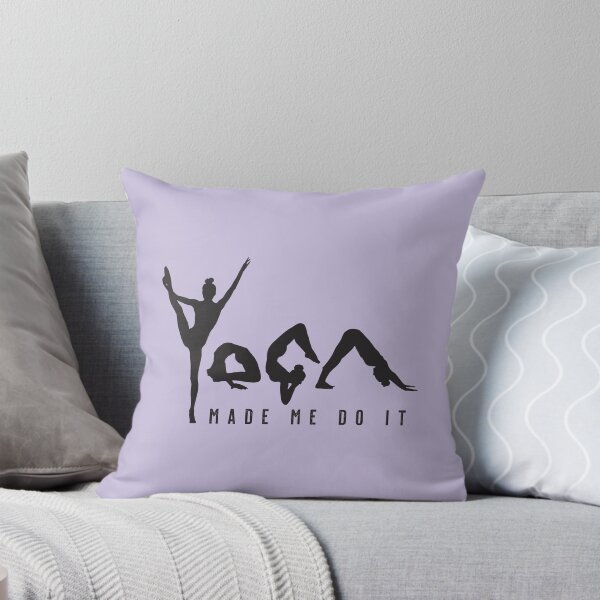 Item preview, Yoga Made Me Do It - Lilac designed and sold by VicEllisArt.