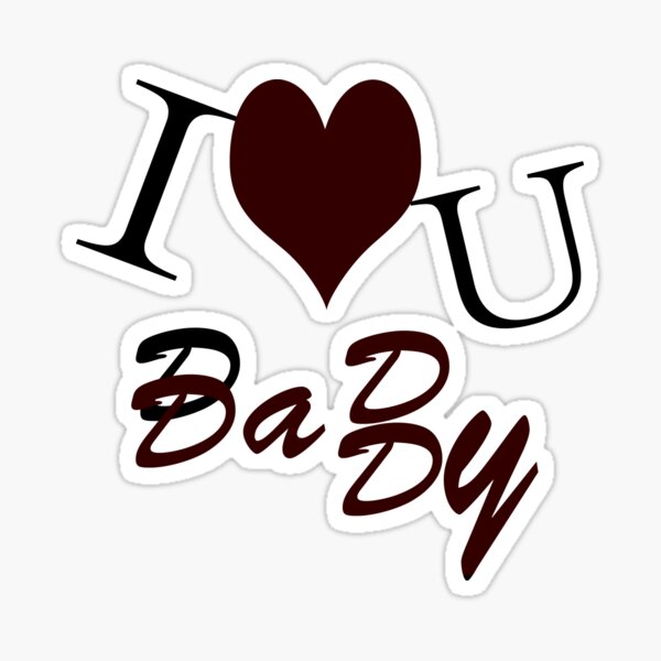 Love U Baby Vinyl Decal