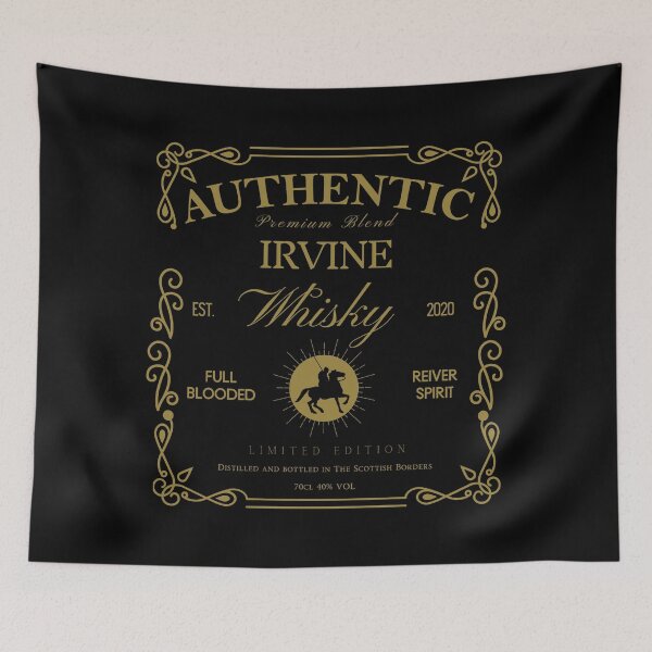 Item preview, IRVINE Whisky Label | Border Reivers designed and sold by yourscotborders.