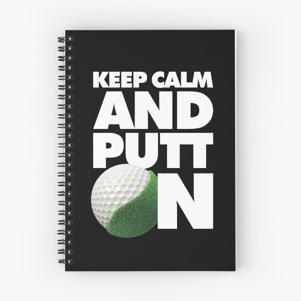 Item preview, Keep calm and putt on Funny Golfer Saying designed and sold by elhefe.