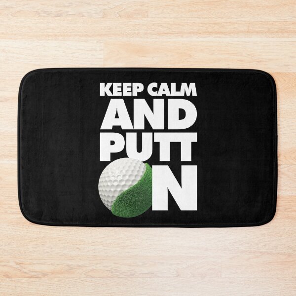 Item preview, Keep calm and putt on Funny Golfer Saying designed and sold by elhefe.