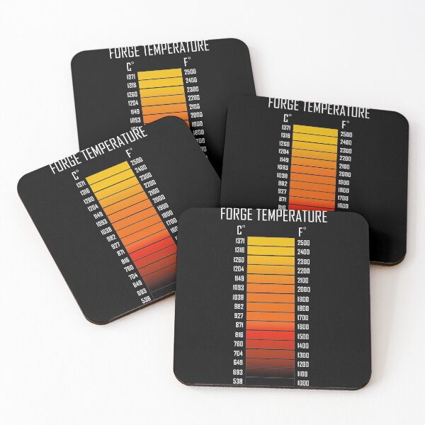Item preview, Blacksmith Forge Temperature Range I Forge Metalworker Shirt designed and sold by MarioShirtWorld.