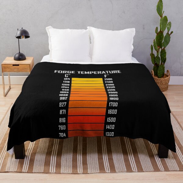 Item preview, Blacksmith Forge Temperature Range I Forge Metalworker Shirt designed and sold by MarioShirtWorld.