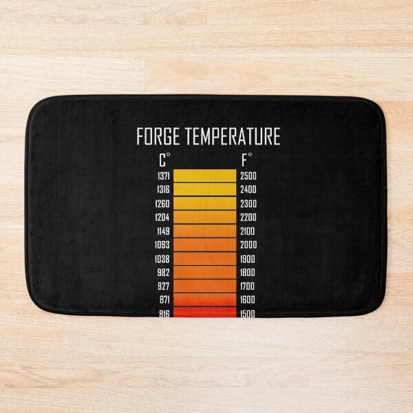 Item preview, Blacksmith Forge Temperature Range I Forge Metalworker Shirt designed and sold by MarioShirtWorld.