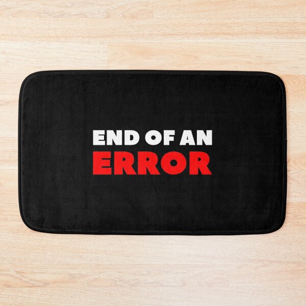 Item preview, End of an error  designed and sold by GoldenDov.