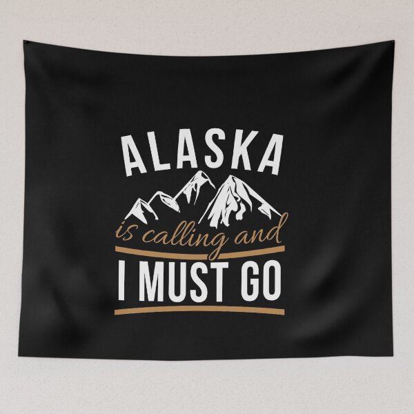 Item preview, Alaska Is Calling & I Must Go Hoodie I Alaska Holiday Gift designed and sold by MarioShirtWorld.