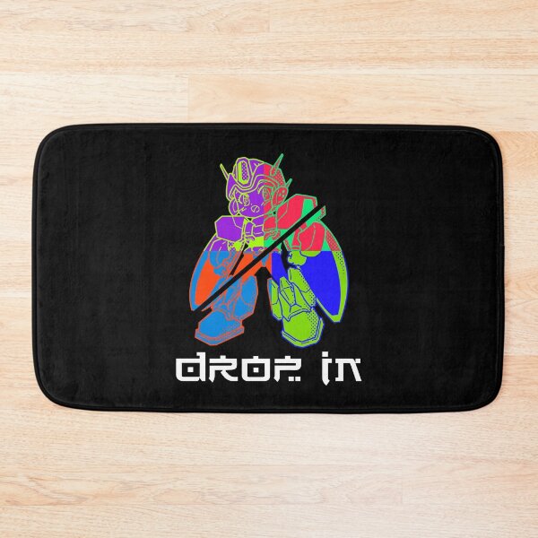 Item preview, Battle Suit Drop In Skater – Neon Colours Anime Mecha Half Pipe designed and sold by The Green Corner.