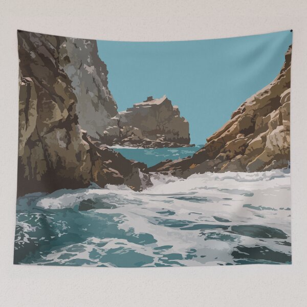 Item preview, Coastal Cliff Side designed and sold by Ariel Cherry.