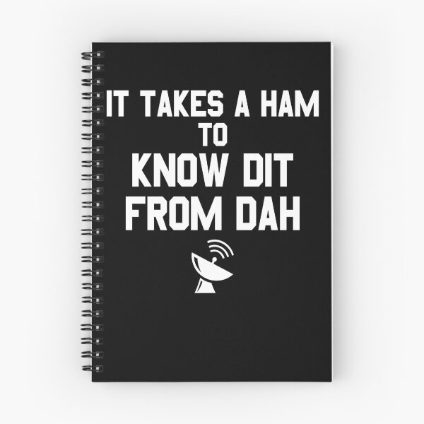 Item preview, Dit from Dah I Ham Radio Morse Code Geek CW Operator T-Shirt designed and sold by MarioShirtWorld.