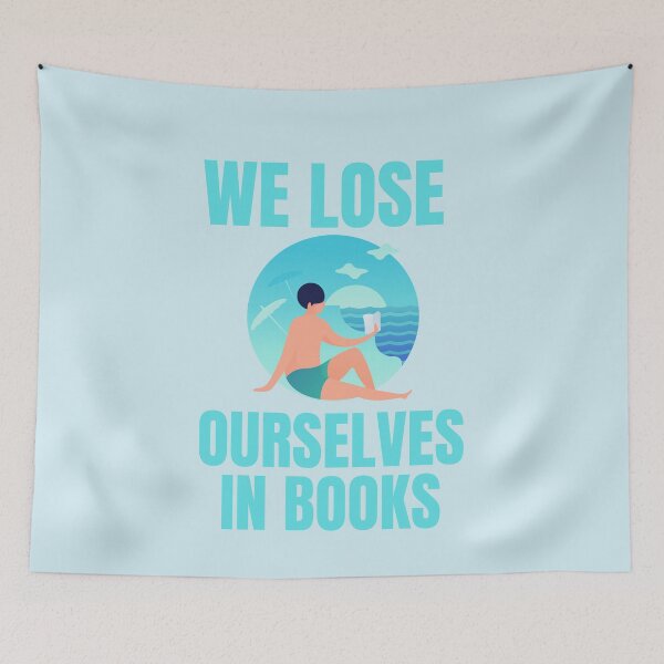 Item preview, We Lose Ourselves In Books designed and sold by MonsaviFashion.