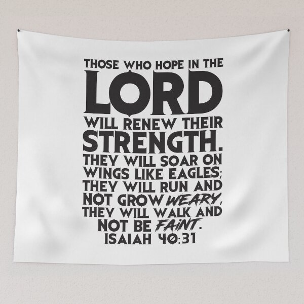 Item preview, Isaiah 40:31 Hope In The Lord Bible Verse designed and sold by plushism.