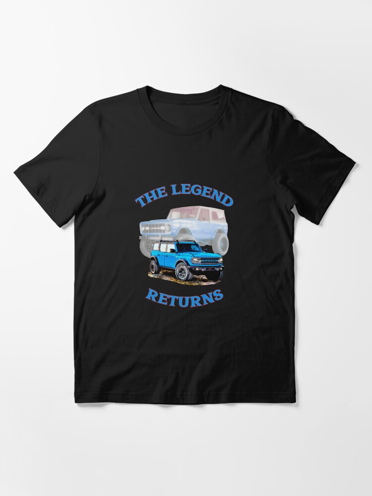 2021 Ford Bronco 4 Door Velocity Blue Active T-Shirt for Sale by