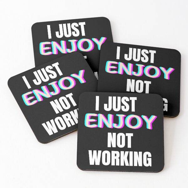 Item preview, I Just Enjoy Not Working | Happy Holidays | Enjoy Day Off designed and sold by Nadisth.