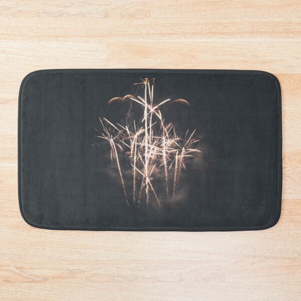 Item preview, Beautiful large and colorful fireworks display show close-up on dark background designed and sold by Grégory DUBUS.