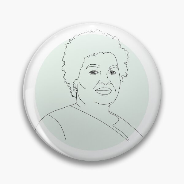 Item preview, Stacey Abrams Line Drawing Art designed and sold by sszampetti.