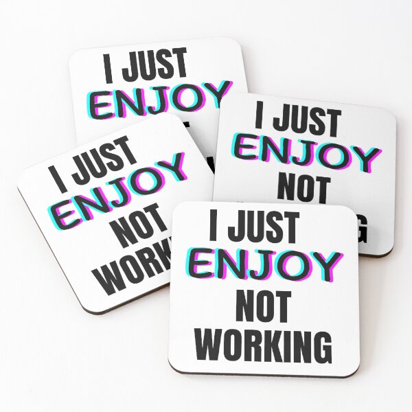 Item preview, I Just Enjoy Not Working | Happy Holidays | Enjoy Day Off designed and sold by Nadisth.