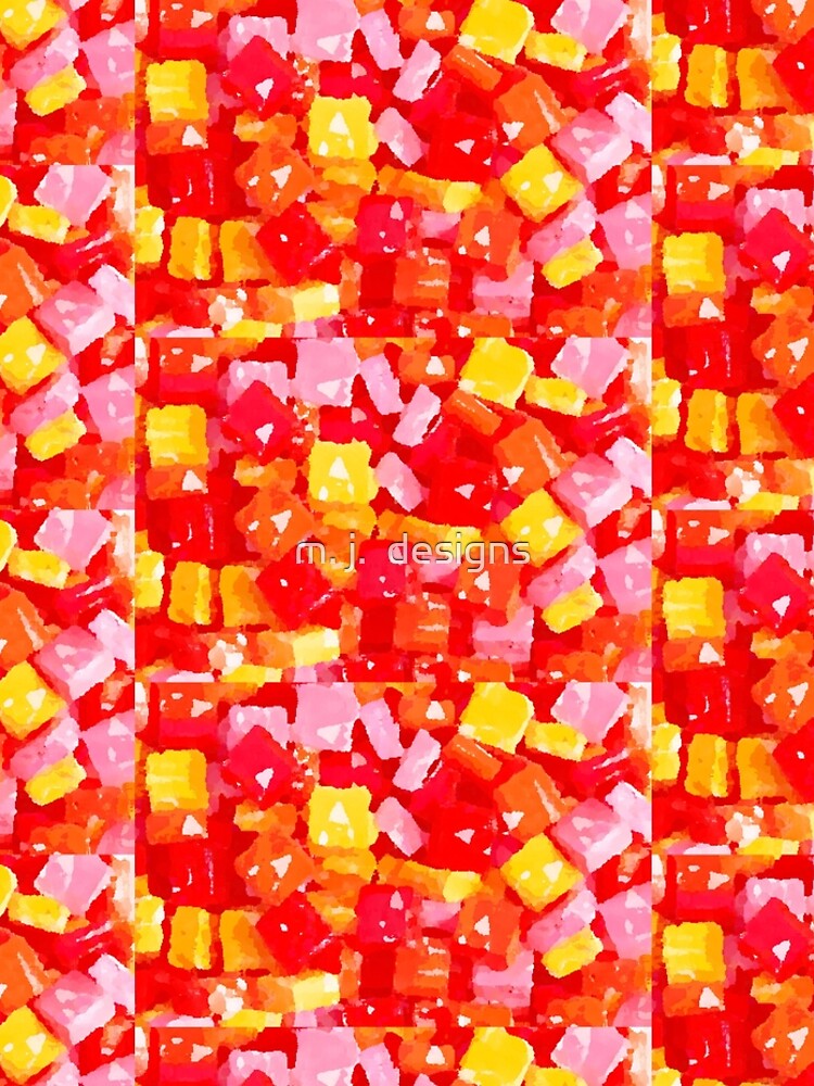 Abstract Pastel Starburst Candies by foryourcart