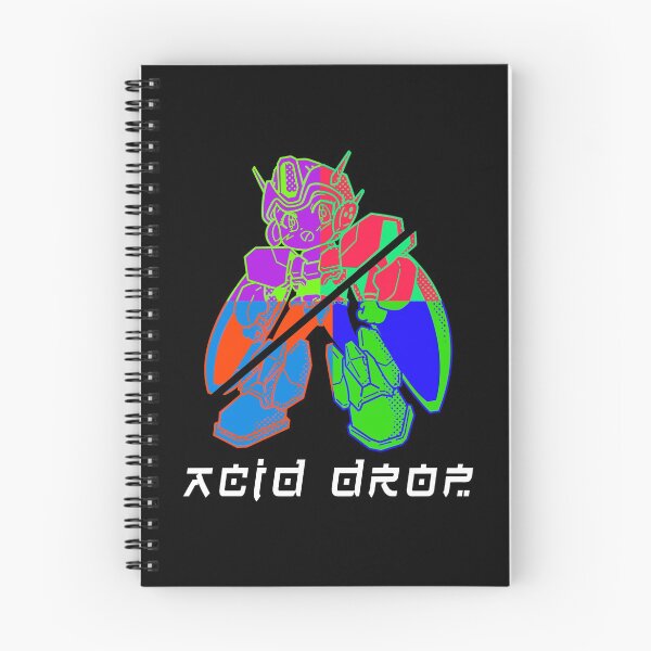 Artikelvorschau, Kampfanzug Acid Drop Skater - Neonfarben Anime Mecha Half Pipe entworfen und verkauft von The Green Corner.