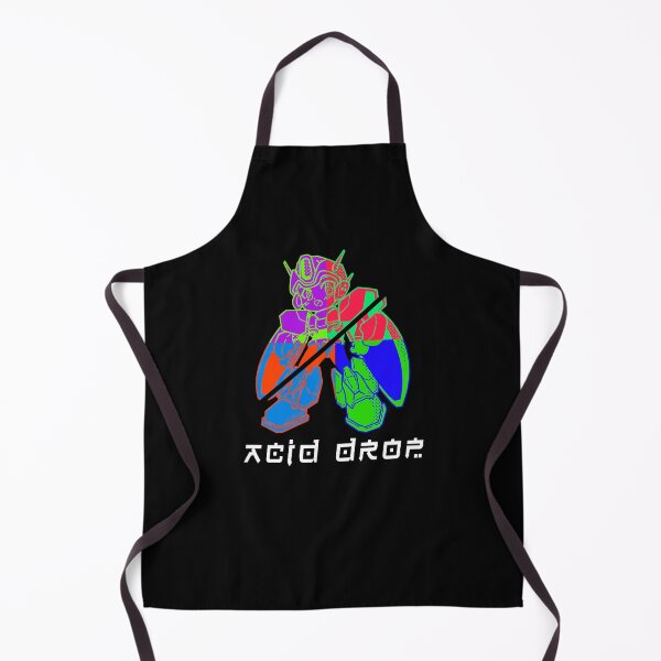 Item preview, Battle Suit Acid Drop Skater – Neon Colours Anime Mecha Half Pipe designed and sold by The Green Corner.