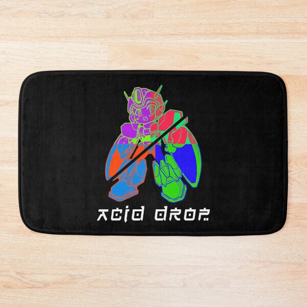 Item preview, Battle Suit Acid Drop Skater – Neon Colours Anime Mecha Half Pipe designed and sold by The Green Corner.