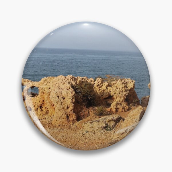 Item preview, Cliffs Blue Ocean Waves Landscape  designed and sold by NelBo.