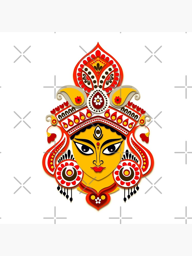 Maa Durga Puja face art special 