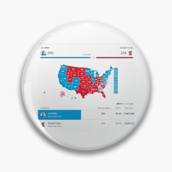 Item preview, 2020 United States Election Results Biden/Trump designed and sold by hyproinc.