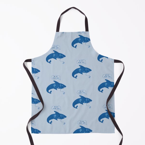 Item preview, Crazy Shark Lady Hey Boy Wanna Swim designed and sold by FitFabFunny.