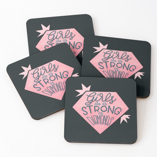 Item preview, Girls are as strong as diamonds designed and sold by whatafabday.