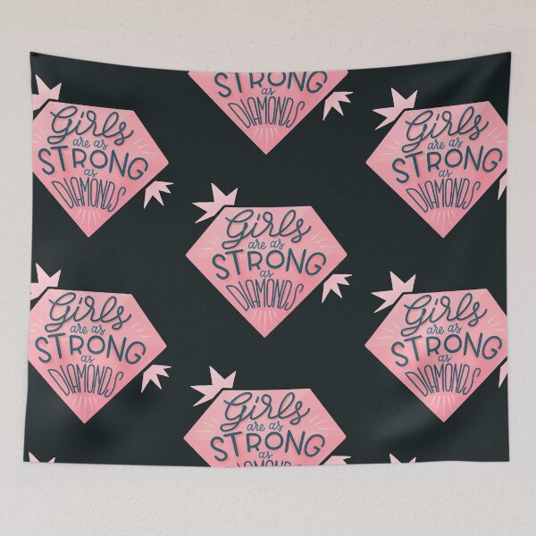 Item preview, Girls are as strong as diamonds designed and sold by whatafabday.