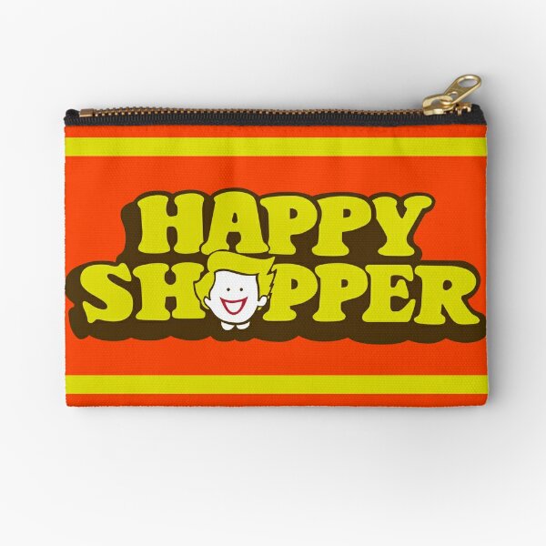 Happy Shopper  Zipper Pouch