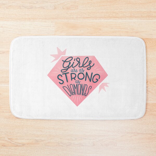 Item preview, Girls are as strong as diamonds - White designed and sold by whatafabday.