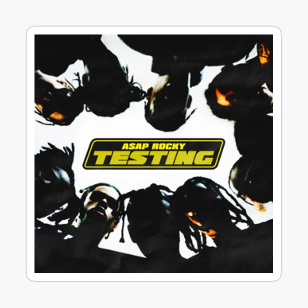 asap rocky testing poster