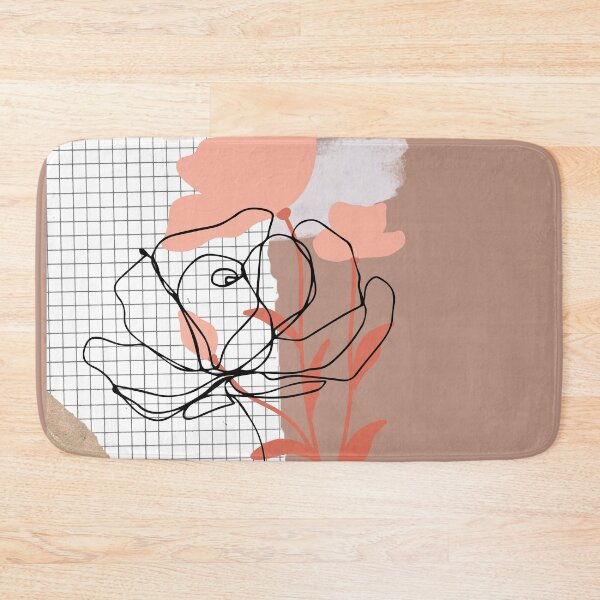 Item preview, LA VIE EN ROSE Cute French Modern Abstract Collage designed and sold by a-little-ink.