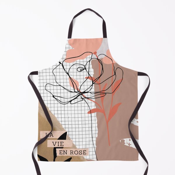 Item preview, LA VIE EN ROSE Cute French Modern Abstract Collage designed and sold by a-little-ink.