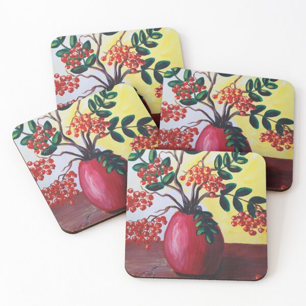 Item preview, Rowan berries in a vase designed and sold by vororoshop.