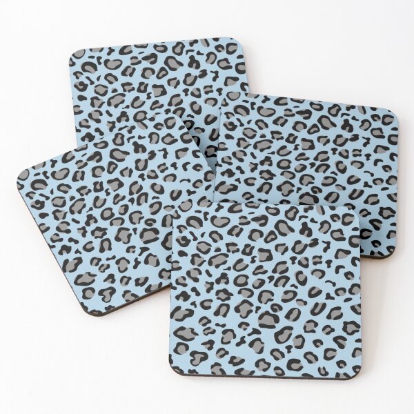 Item preview, Light blue cheetah print pattern  designed and sold by megan1007.