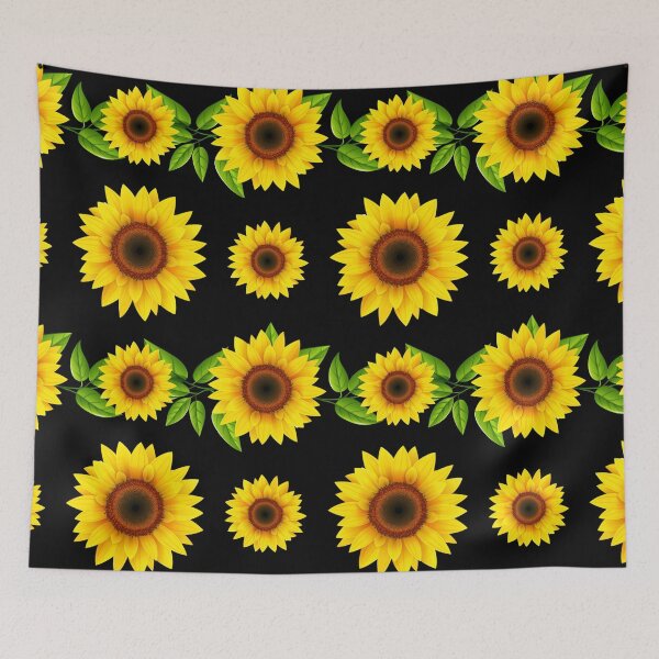 Item preview, Bright Yellow Sunflower Pattern designed and sold by RougeAtelier.